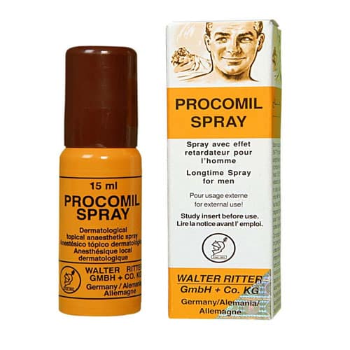 Chai xịt Procomil Spray Đức kéo dài quan hệ thăng hoa