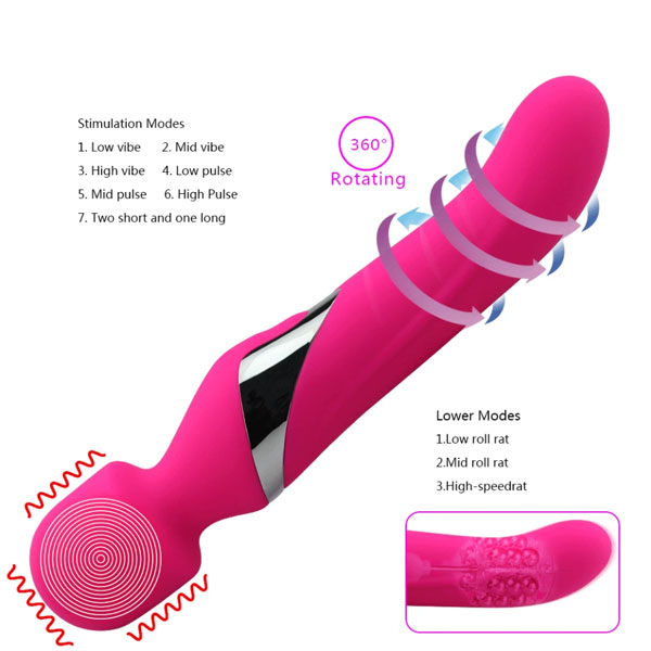 Máy Massage Điểm G Aphojoy Nhật Bản 2 Đầu Rung Mạnh Kích Thích