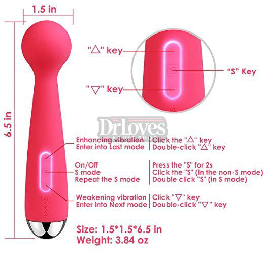 Chày rung Svakom Mini Emma 5 chế độ rung mạnh mẽ chống nước