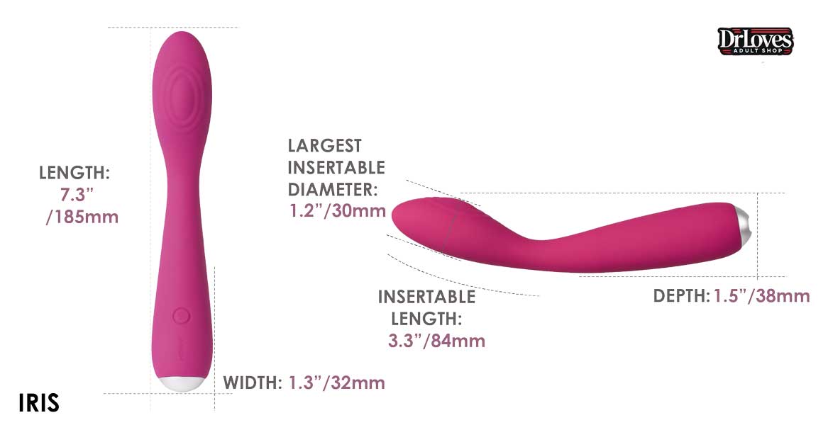 Máy Rung Svakom Iris 25 Kiểu Rung Massage Tăng Khoái Cảm