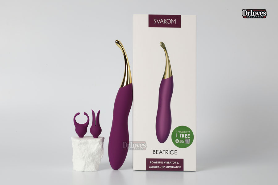Máy Rung Svakom Beatrice Kích Thích Âm Vật Nhũ Hoa Đa Đầu