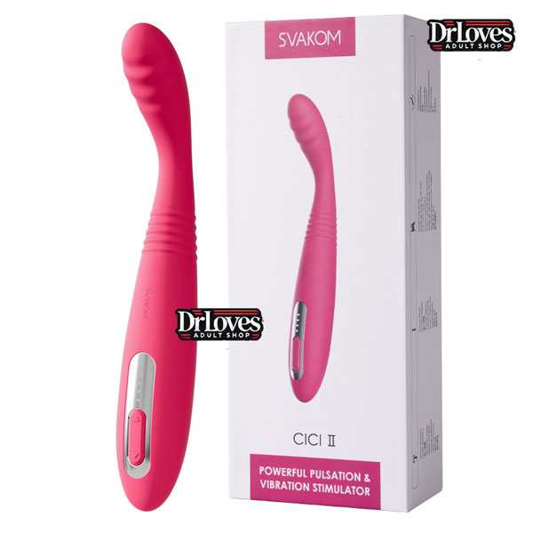 Máy Massage Điểm G Svakom Cici 2 Rung Thụt Mỹ 5 Chế Độ Chống Nước