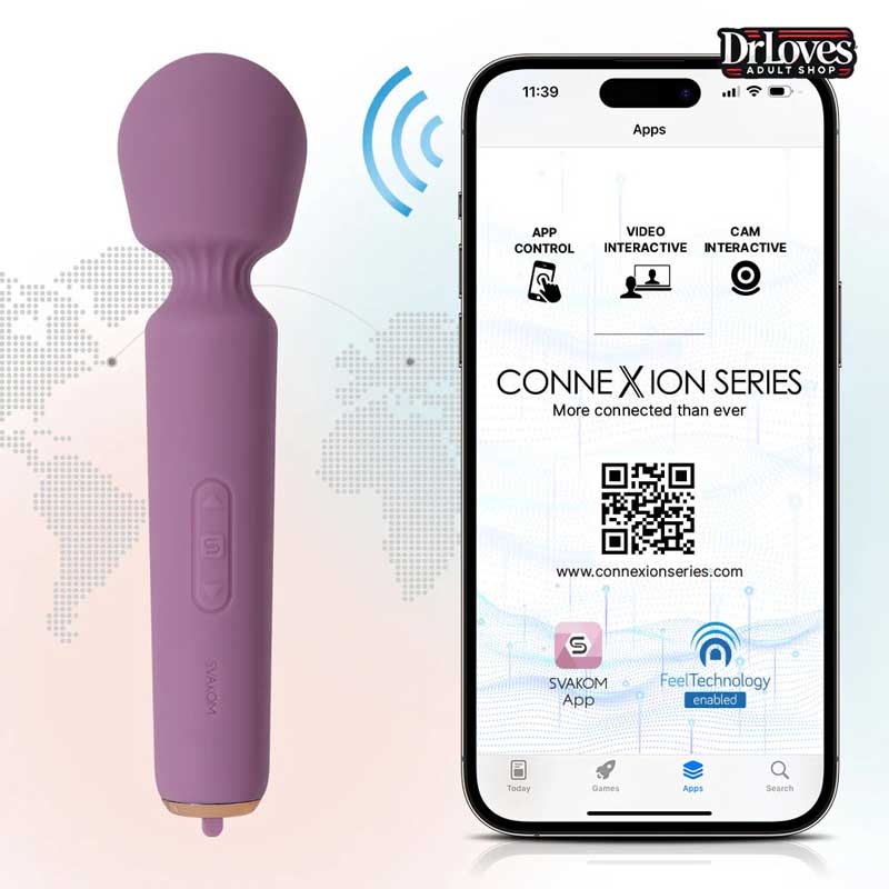 Chày Rung Svakom Emma Neo Kết Nối App Massage Điểm G 5 Chế Độ