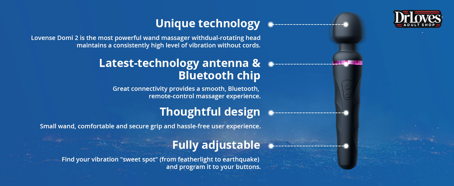 Lovense Domi 2 Vibrating Massager with App Control