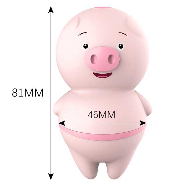 Lưỡi liếm âm đạo heo con ngụy trang sạc pin 6 chế độ rung siêu cute