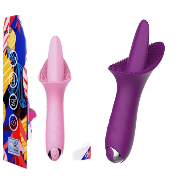 Lưỡi liếm âm đạo vibrator gai mềm 10 chế độ massage điểm G hậu môn 