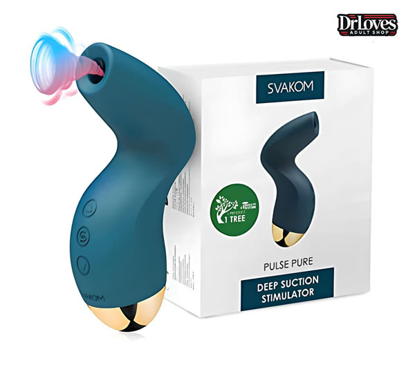 Máy Massage Âm Vật Svakom Pulse Pure Công Nghệ Sóng Âm