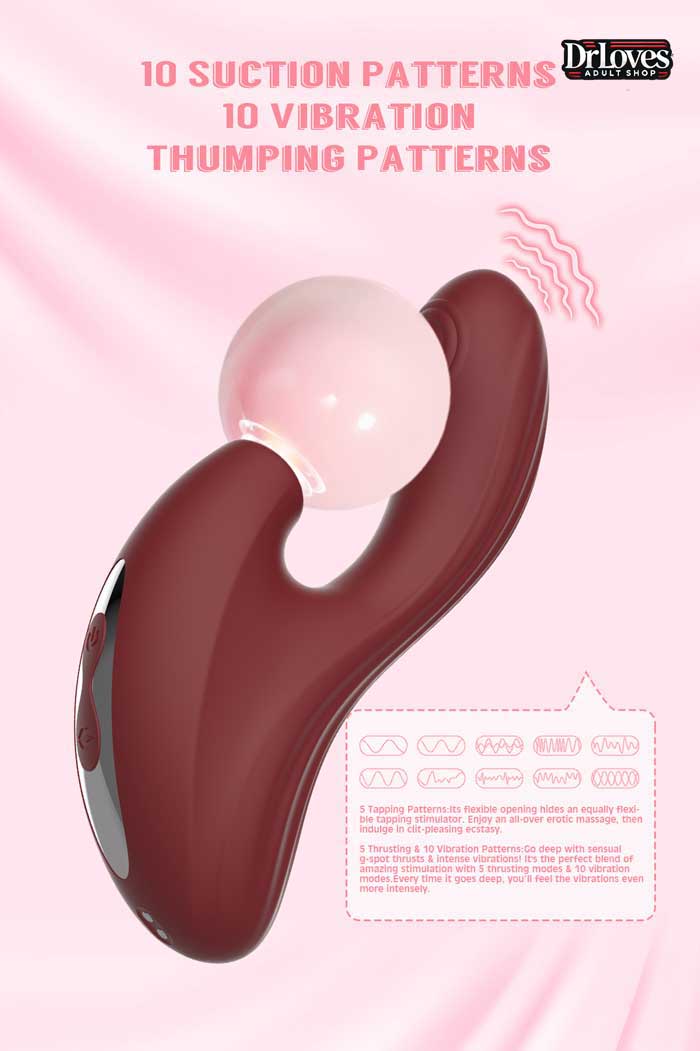 Máy Rung Kích Thích 3in1 Kissen Nymph Hút Liếm Cao Cấp