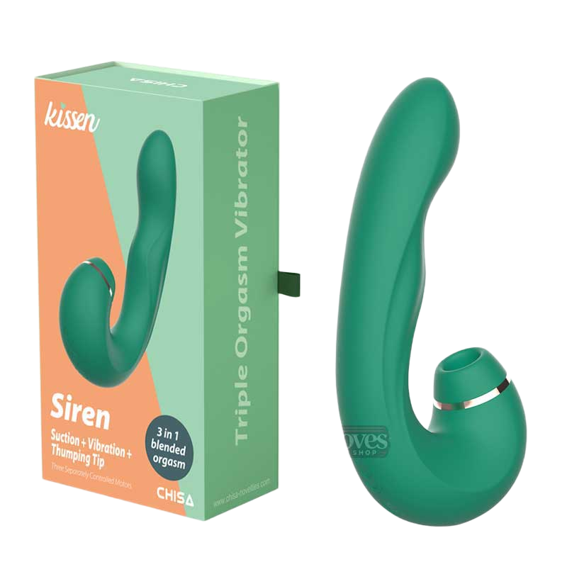  Review Máy Rung Kích Thích Kissen Siren 3in1 Rung + Thụt + Hút  hàng xách tay 