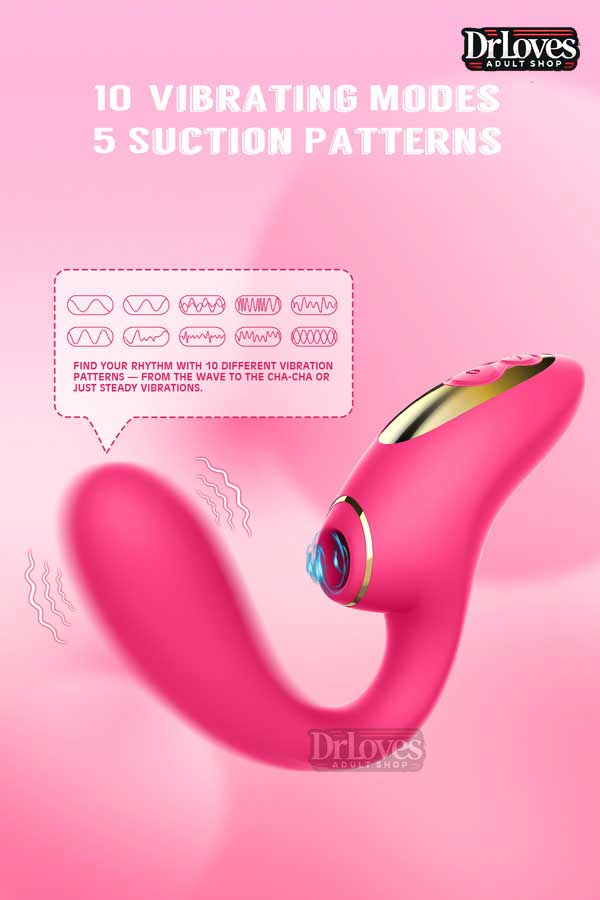 Máy Rung KéP Kissen Duende 10 Chế Độ Chống Nước Sạc Pin