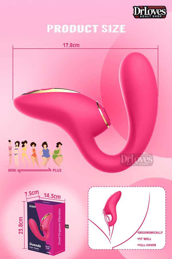 Máy Rung KéP Kissen Duende 10 Chế Độ Chống Nước Sạc Pin