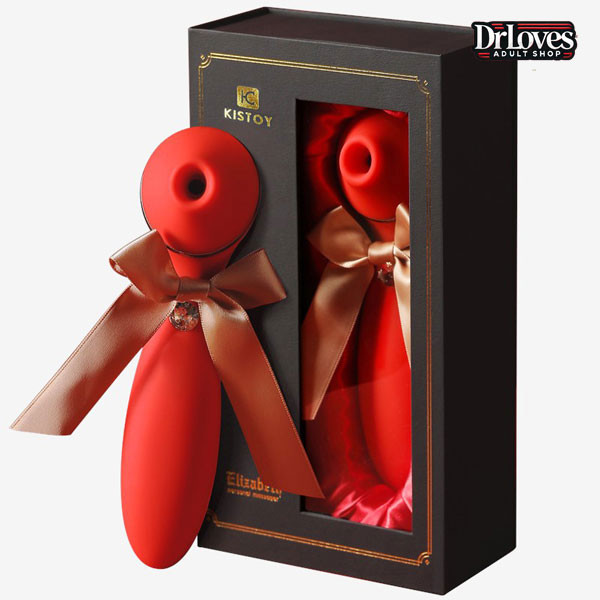 Máy Rung Hút Kisstoy Elizabeth 2in1 Siêu Mềm Mại Hot