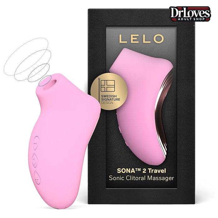 Máy rung âm vật LELO Sona 2 Travel sóng âm mạnh mẽ chống nước sạc pin 