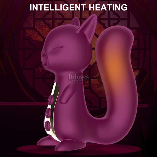 Máy Rung Âm Đạo Con Chồn Rung Hút Tỏa Nhiệt Siêu Mạnh