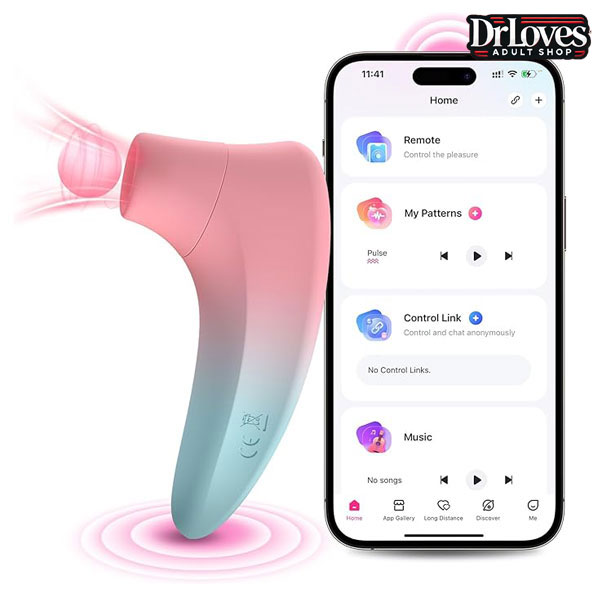 Máy massage âm vật Lovense Tenera 2 rung hút đa chế độ sạc pin 