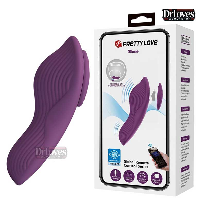 PrettyLove Mane App Controlled Waterproof Strong Vibrator