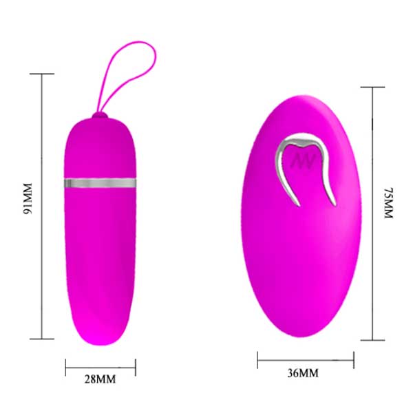 Trứng Rung Pretty Love Debby 12 Chế Độ Rung Điều Khiển Từ Xa Siêu Mạnh