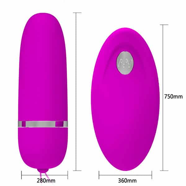 Trứng rung Pretty Love Darlene điều khiển từ xa 12 chế độ