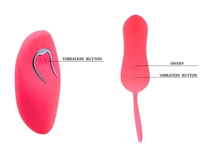 Trứng rung Pretty Love Clyde không dây sạc USB silicon mềm mại