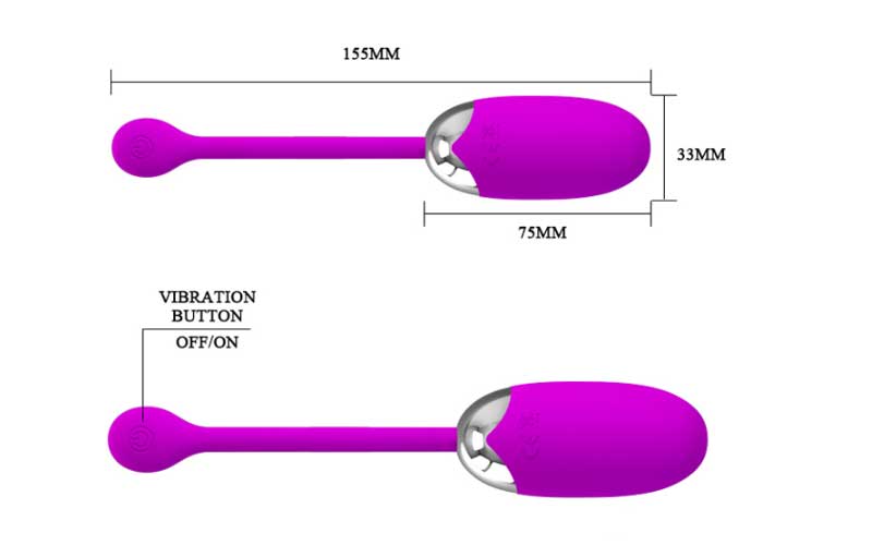 Trứng Rung Pretty Love Brook 12 Chế Độ Rung Sạc Pin Tận Hưởng