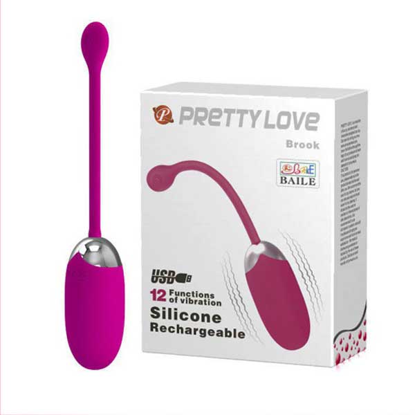 Trứng Rung Pretty Love Brook 12 Chế Độ Rung Sạc Pin Tận Hưởng