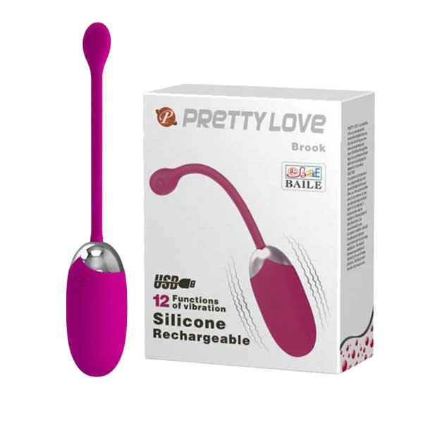 Trứng rung Pretty Love Brook 12 chế độ sạc pin chống nước hiệu quả 