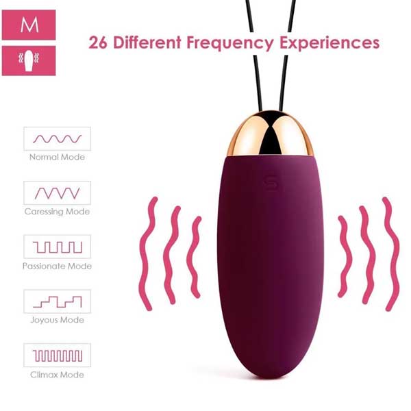 Trứng Rung Svacom Elva Điều Khiển Từ Xa Sạc Điện Rung Mạnh