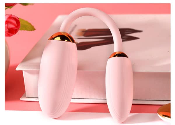 Trứng rung tình yêu Ankni 2 đầu điều khiển remote kích thích đa điểm