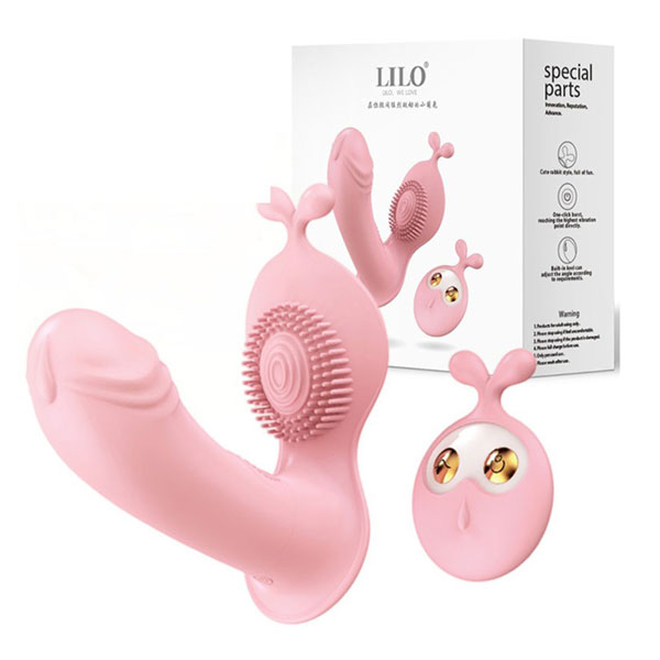 Chíp Rung LILO Hình Dương Vật 10 Chế Độ Rung Điều Khiển Từ Xa