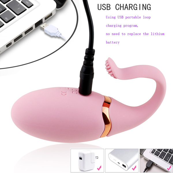 Trứng rung tình yêu hình cá voi 10 chế độ chống nước điều khiển từ xa