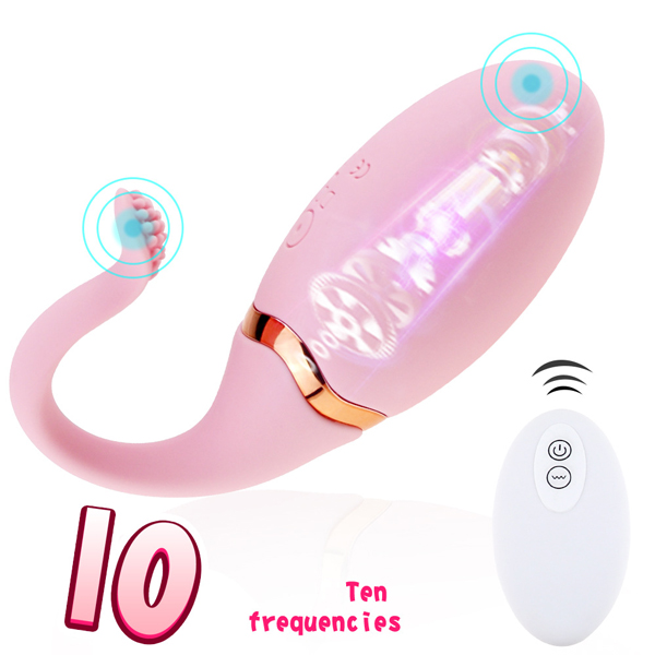 Trứng rung tình yêu hình cá voi 10 chế độ chống nước điều khiển từ xa