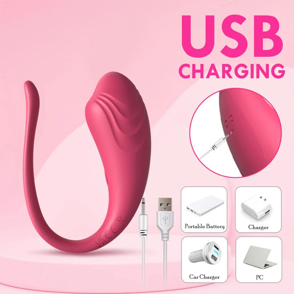 Trứng rung Little điều khiển App 9 chế độ mát xa điểm G nữ