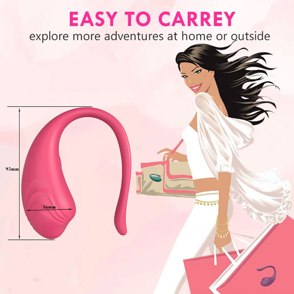 Trứng rung Little điều khiển App 9 chế độ mát xa điểm G nữ