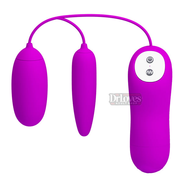 Trứng rung PrettyLove Irma 2 đầu 12 chế độ rung chống nước