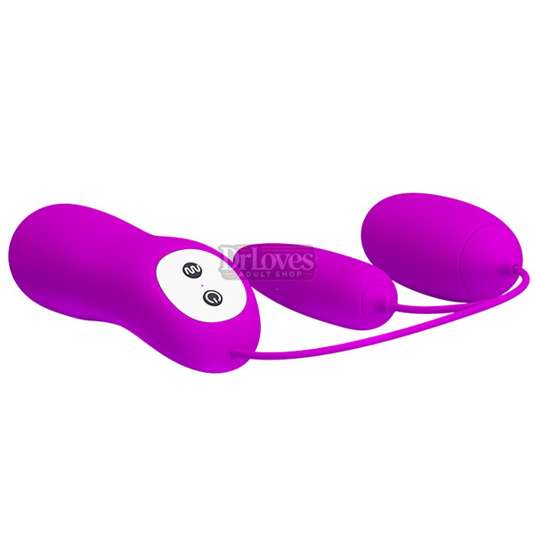 Trứng rung PrettyLove Irma 2 đầu 12 chế độ rung chống nước
