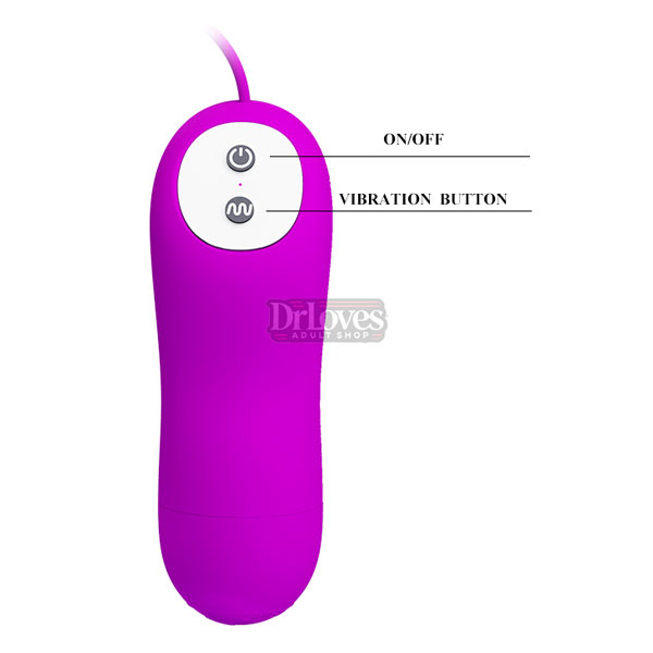 Trứng rung PrettyLove Irma 2 đầu 12 chế độ rung chống nước