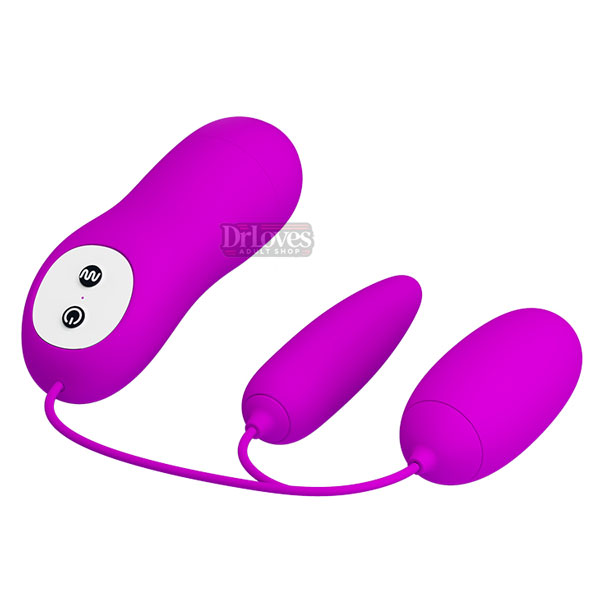 Trứng rung PrettyLove Irma 2 đầu 12 chế độ rung chống nước