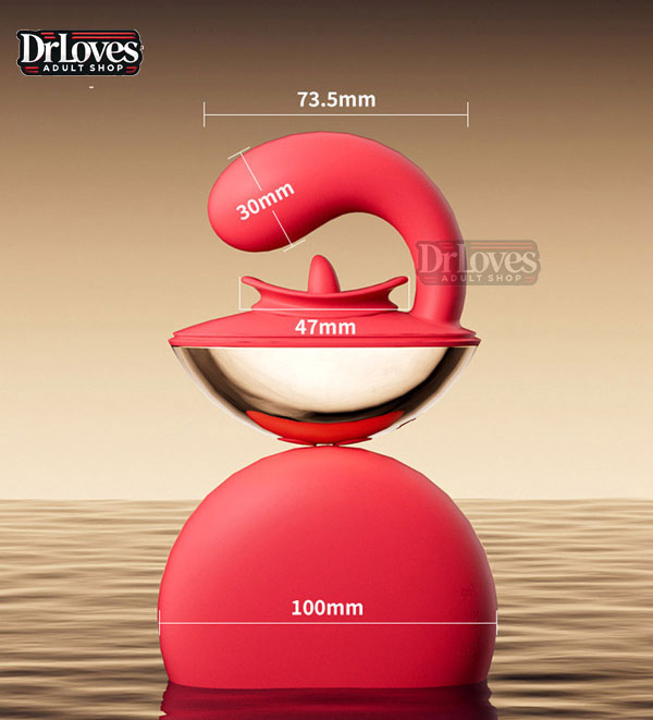 Trứng rung Ji Yu mặt trăng 10 chế độ chống nước kích thích điểm G âm vật