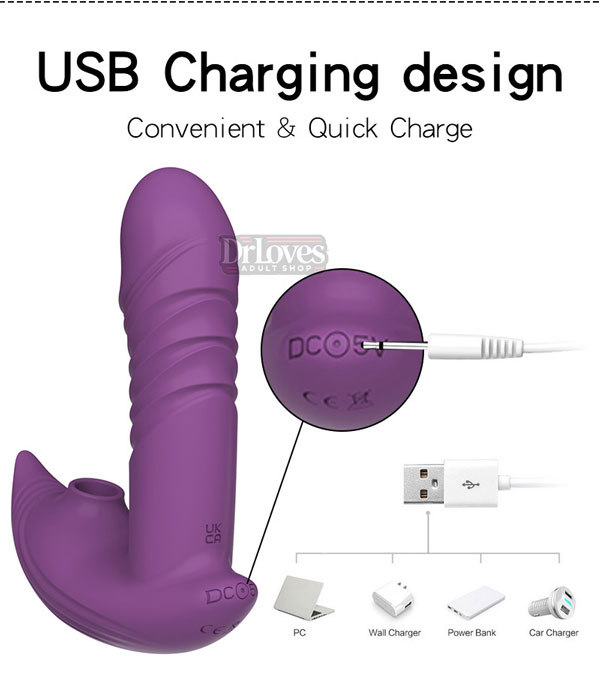 Kho sỉ Máy Rung Marilyn Hình Dương Vật Có Mút Điểm G  hàng mới về