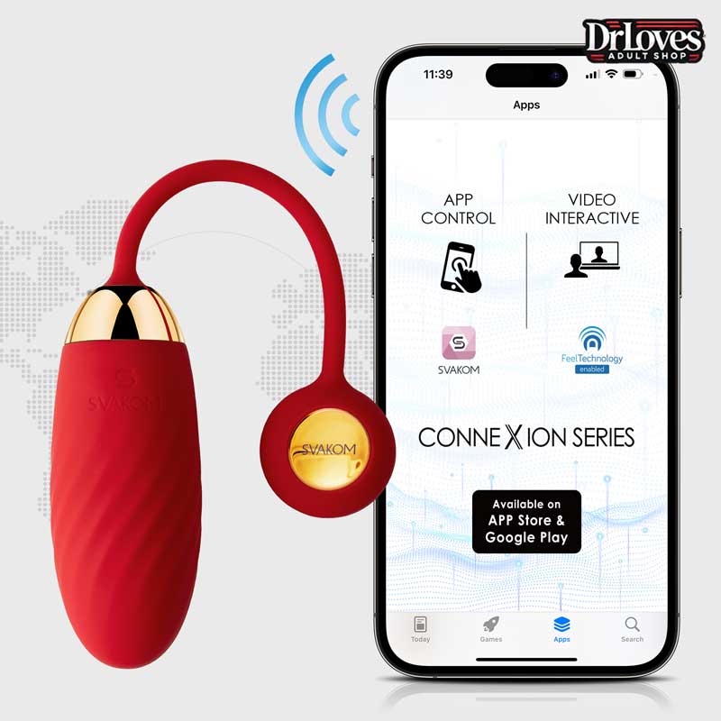 Trứng rung Svakom Ella Neo kết nối App toàn cầu 11 chế độ rung 
