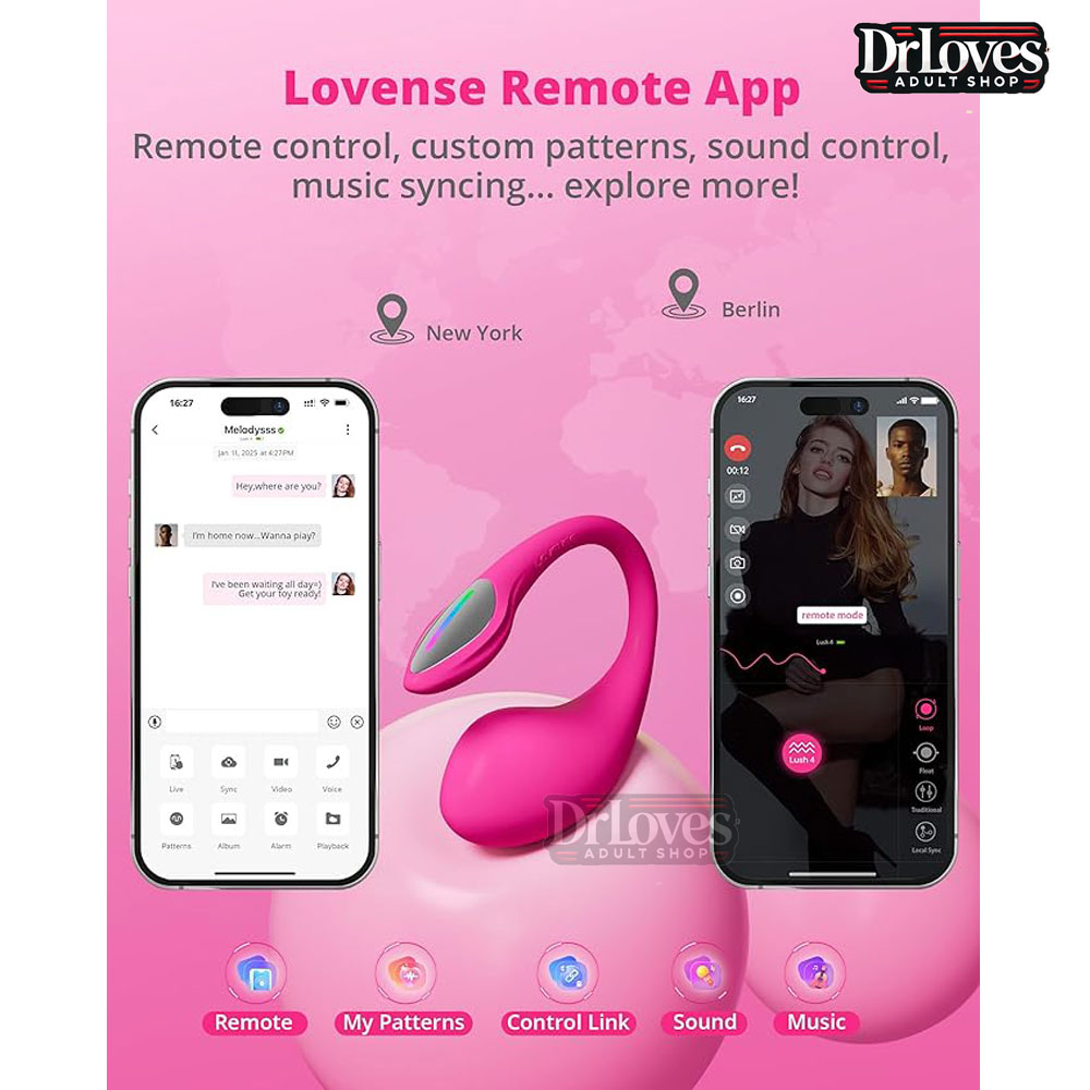 Trứng rung Lovesen Lush 4 điều khiển app chống nước cao cấp