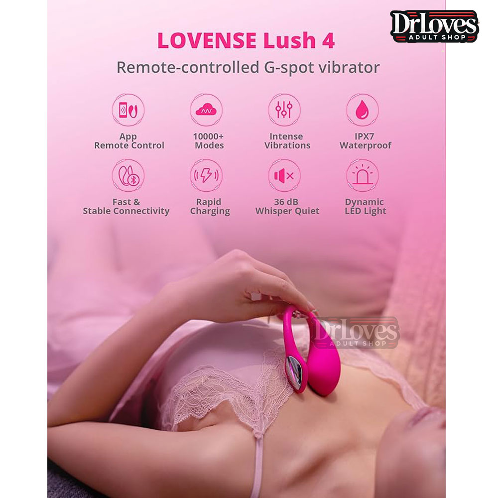 Trứng rung Lovesen Lush 4 điều khiển app chống nước cao cấp