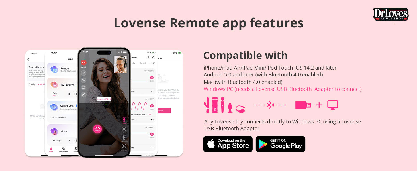 Trứng Rung Lovense Lush 2 Cao Cấp Kết Nối App Điều Khiển Toàn Cầu