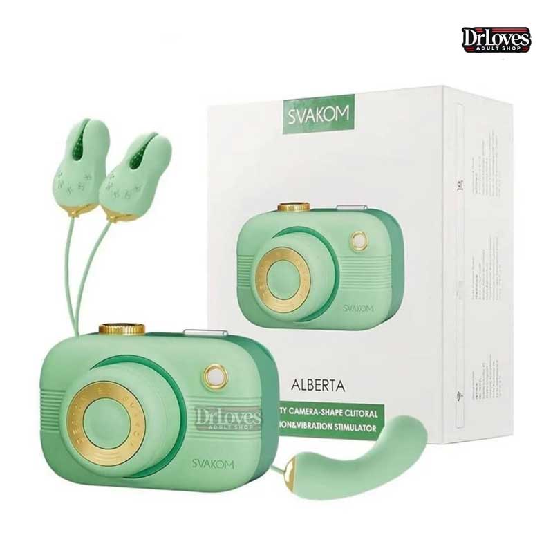 Máy Rung Massage Svakom ALBERTA 3in1 Cao Cấp