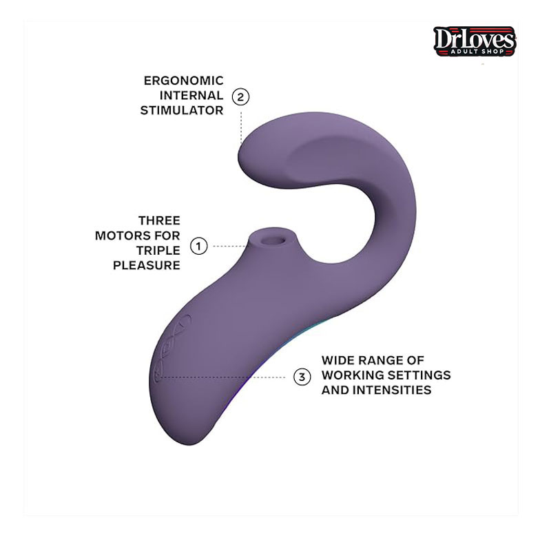 Máy rung massage cao cấp LELO Engima Wave 2in1 8 chế độ rung đa năng