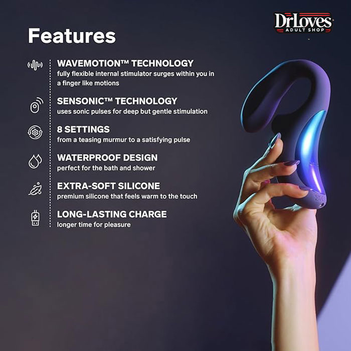 Máy rung massage cao cấp LELO Engima Wave 2in1 8 chế độ rung đa năng