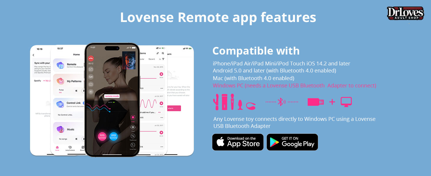 Lovense Gemini Pinching Nipple Vibrator App Controlled