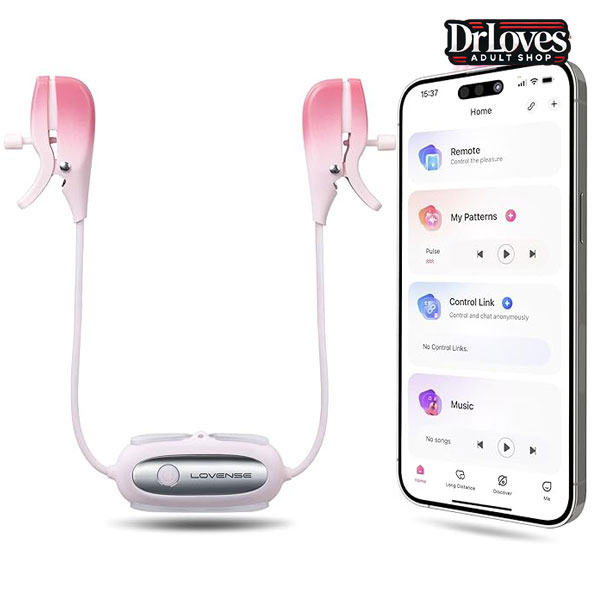 Máy rung Lovense Gemini kẹp ti cao cấp app điều khiển 
