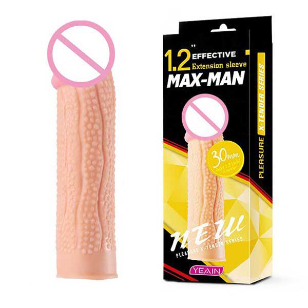 Bao cao su đôn dên Yeain Maxman siêu gai tăng 3cm Mỹ 