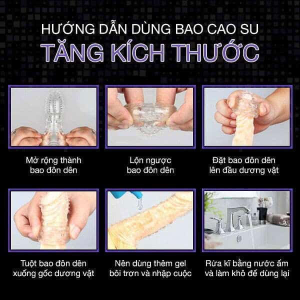 Bao Cao Su Yeain Maxman Xanh Tăng Kích Thước Siêu Mềm – Đôn Dên